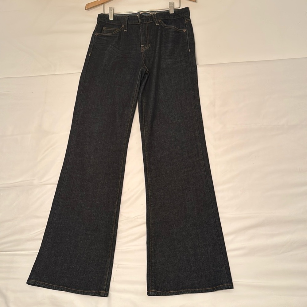 GAP Limited Edition Dark Wash Wide-Leg Jeans Size 6